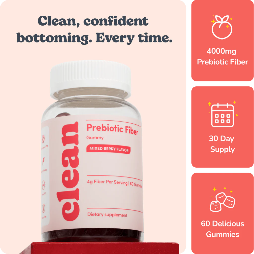 Peachy Clean™ Pre+Probiotic Fiber Gummies